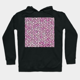 Painted Glass Of Soft and Bright Pink Colors Hoodie